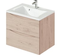 Подвесная тумба с раковиной ИТАНА Мишель 65 642x442x560 лиственница приморская  4657810330757