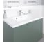 Подвесная тумба с раковиной ИТАНА Мia 90 897x447x580 зеленый матовый 4657792952626 5