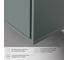 Подвесная тумба с раковиной ИТАНА Мia 90 897x447x580 зеленый матовый 4657792952626 6