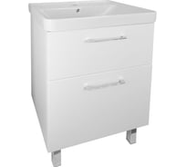 Комплект Azario тумба Ника 60 Н (586x640x456) с раковиной Monte 60 00082788