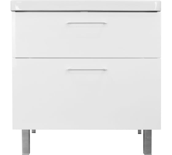 Комплект Azario тумба Ника 80 Н (800x640x470) с раковиной Monte 80 00082789