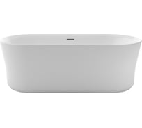 Акриловая ванна Azario KEN17080 KENSTON свободностоящая,в комплекте с сифоном и металлической рамкой 1700x800x600 мм 00082569