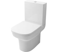 Напольный безободковый унитаз Azario Alba в комплекте с арматурой GEBERIT, сиденье микролифт, 620х405х805 мм 00081186