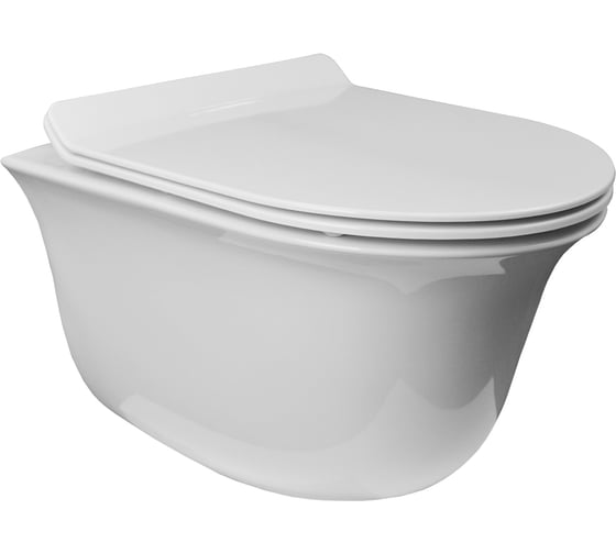 Подвесной унитаз Azario Felice AZ-0051 490х360х360 (круглый) 00085959