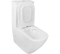 Напольный безободковый унитаз Azario LEVANTO в комплекте с бачком и сиденьем дюропласт микролифт, размер 620x380x830 мм 00082213