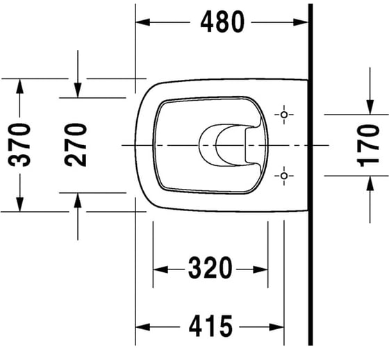 Подвесной унитаз компакт Duravit DURASTYLE 2539090000 00000029855
