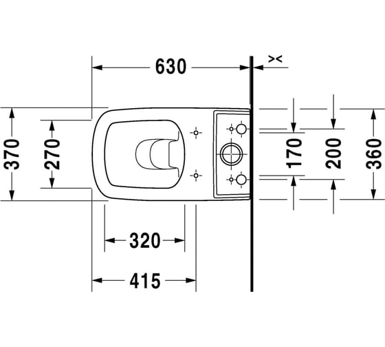 Напольный унитаз Duravit DURASTYLE 2155090000 00000029857