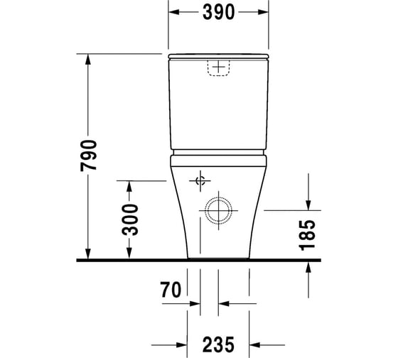 Напольный унитаз Duravit DURASTYLE 2155090000 00000029857