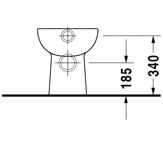Пристенный унитаз Duravit D-CODE 2115090000 00000004429