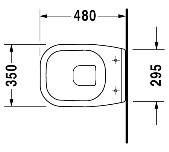 Подвесной унитаз компакт Duravit D-CODE 2211090000 00000004456