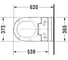 Подвесной унитаз Duravit STARСК 3 2226590000 00000028218 4