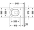 Стандартный подвесной унитаз Duravit Set STARСК 3 42000900A1 00000053263 2
