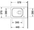 Подвесной унитаз Duravit VERO Air Rimless 2525090000 00000074786 2