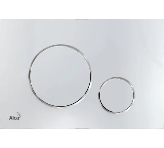 Сет инсталляции Alcadrain с кнопкой M671 хром глянец + M91 AM101/1120-4:1 RU 00081013