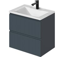 Подвесная тумба с раковиной ИТАНА kate 65 642x442x640 антрацит 4657792957515