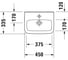 Раковина без перелива Duravit DURASTYLE 0708450000 00000029844 3