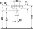 Раковина без перелива Duravit DURASTYLE 0708450000 00000029844 4