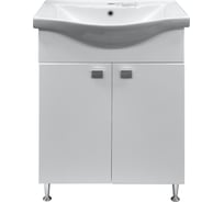 Комплект Loranto тумба София 60 с раковиной Basic 60 (600x820x460) 00079242