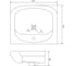 Раковина AQUATON Акварель 60 см 1WH110195, 00000060399 2
