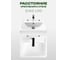Умывальник мебельный Santek ТИГОДА 60 см., хр.кольцо, WH302082 1WH302082 7
