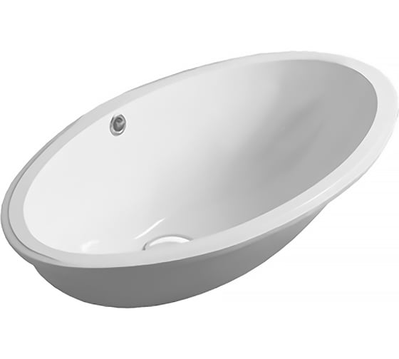 Встраиваемая раковина под столешницу Simas Lft Spazio 66x39 см, цвет белый 00077492 1