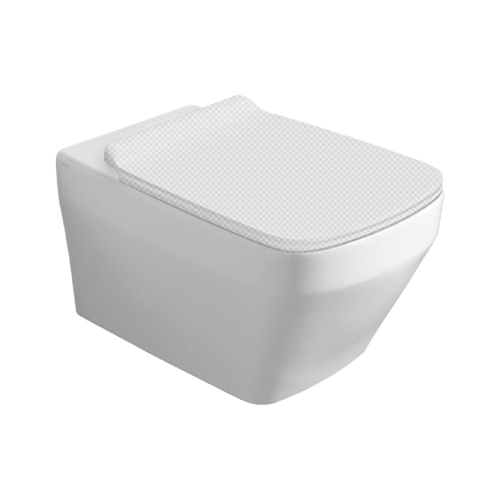Подвесной безободковый унитаз Simas Baden Baden 56x36 см с креплением ...