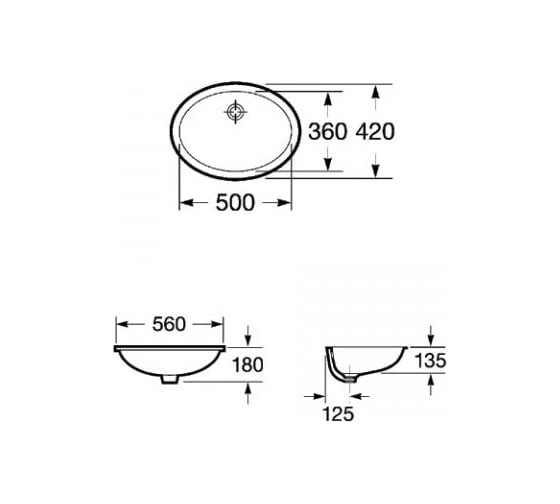 Раковина ROCA Berna 327871001 00000018948