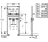 Система инсталляции для раковины GROHE Rapid SL 1,13 м 38554001 2