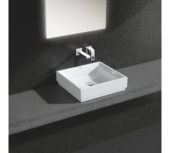 Раковина GROHE Cube Ceramic свободностоящая без перелива 50 см 3948100H