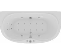 Асимметричная ванна AQUATEK Мелисса вклеенный каркас MEL180-0000031 00000001246