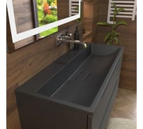 Раковина Stella Polar Арта 100 черная матовая SP-00001476