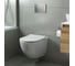 Комплект 6 в 1 Bauedge BAU инсталляция BAU Aquanika, унитаз безободковый Bau Dream PRO-2, сиденье микролифт, круглая стеклянная белая клавиша 10.702.450.00.00-Q00010-NL0002-PRO 10