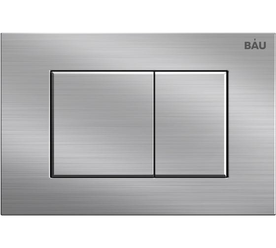 Комплект 6 в 1 Bauedge BAU инсталляция BAU Aquanika, унитаз безободковый торнадо обратного потока Bau Nimb Hurricane-2, сиденье дюропласт микролифт, прямоугольная антавандальная клавиша из нержавеющей стали 10.702.450.00.00-Q00009-BK0001-HQ2
