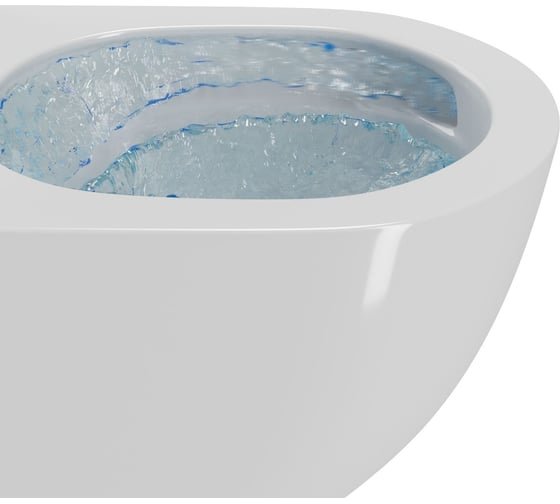 Комплект 6 в 1 Bauedge BAU инсталляция BAU Aquanika, унитаз безободковый торнадо обратного потока Bau Dream Hurricane-3, сиденье дюропласт микролифт, прямоугольная золотая клавиша 10.702.450.00.00-Q00013-BL0001-HQ3