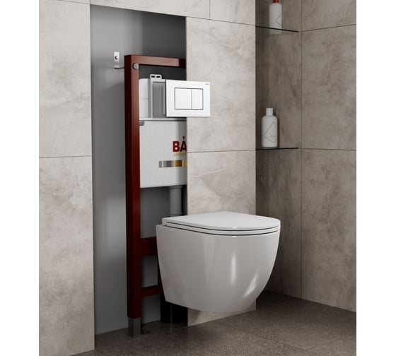 Рамная инсталляция для подвесного унитаза Bauedge BAU PRO Q111300