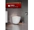 Подвесной безободковый унитаз Bauedge Bau Dream Hurricane3, вихревой, со скрытым сливом, сиденье дюропласт микролифт BL0001-HQ3 7