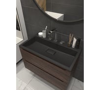 Раковина Stella Polar Арта 80 черная матовая SP-00001477