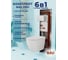 Комплект Bauedge BAU 6 в 1: инсталляция BAU PRO, унитаз подвесной безободковый Bau Mif PRO, сиденье быстросъемное микролифт, клавиша BAU Hotel, белый глянец Q111300-NT0002-PRO-Q00006 7
