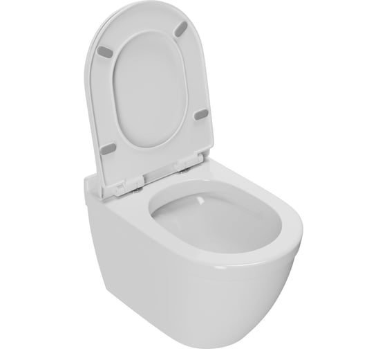 Комплект Bauedge Bau 6 в 1: инсталляция Delice с клавишей Oreol, унитаз безободковый Bau Mif PRO, быстросъемное сиденье микролифт NT0002-PRO-DLR_000003