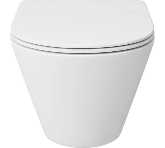 Комплект Bauedge BAU 6 в 1: инсталляция Delice с клавишей Aura, унитаз безободковый BAU Nimb, сиденье быстросъемное дюропласт микролифт, крепления, шумоизоляция BK0001-DLR_000004
