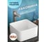 Раковина накладная квадратная Bauedge BAU Hotel mini 30x30, белая BH1003 6
