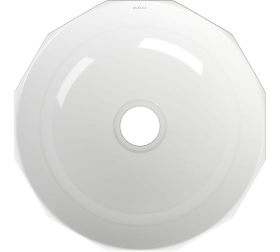 Накладная раковина на столешницу Bauedge BAU Diamond D40, белая NRD0021