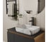 Прямоугольная накладная раковина Bauedge BAU Hotel 48x37, мрамор SH1002M 4