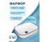 Прямоугольная накладная раковина Bauedge BAU Stil 50x40, белая, черный кант NQ0001 5