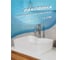 Прямоугольная накладная раковина Bauedge BAU Cerama 48x37, с отверстием под смеситель, белая NS0002 3