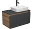 Прямоугольная накладная раковина Bauedge BAU Cerama 48x37, с отверстием под смеситель, белая NS0002 8