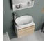 Накладная овальная раковина Bauedge BAU Nimb 48x34, белая SN1007 7