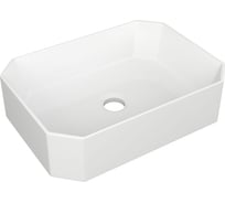 Накладная прямоугольная раковина Bauedge BAU Hotel 51x37, белая NH1007