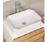 Накладная прямоугольная раковина Bauedge BAU Hotel 51x37, белая NH1007 2