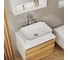 Накладная прямоугольная раковина Bauedge BAU Hotel 51x37, белая NH1007 4